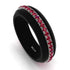 Men's Ruby Black Ring - Aiden No. 9