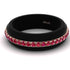 Men's Ruby Black Ring - Aiden No. 8