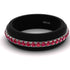Men's Ruby Black Ring - Aiden No. 9