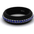 Men's Sapphire Black Ring - Aiden No. 12