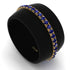 Men's Sapphire Studded Wedding Band - Anthony No. 10