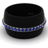 Men's Sapphire Studded Wedding Band - Anthony No. 12
