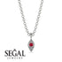 Milgrain Diamond Necklace - Jessie No. 12