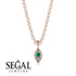 Milgrain Diamond Necklace - Jessie No. 5