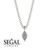 Milgrain Diamond Necklace - Jessie No. 3