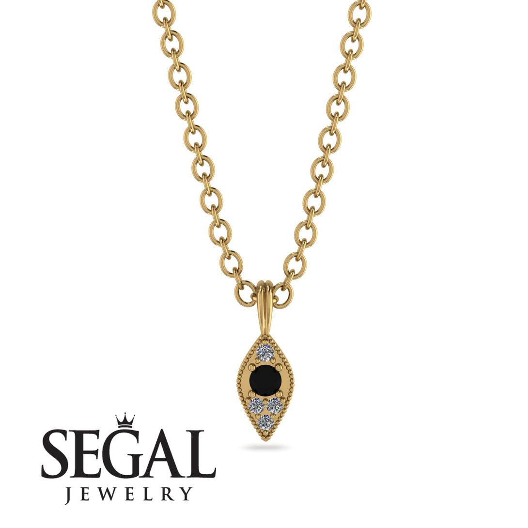 Milgrain Diamond Necklace - Jessie No. 7