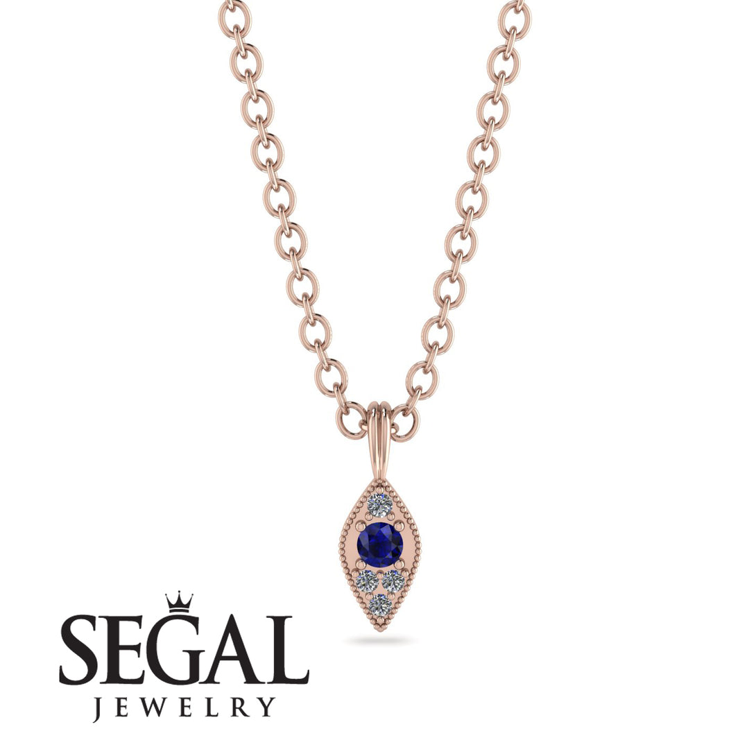 Milgrain Diamond Necklace - Jessie No. 14