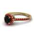 Milgrain Halo Black Diamond Ring - Betty No. 52 image 3