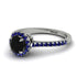 Milgrain Halo Black Diamond Ring - Betty No. 69 image 3