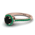Milgrain Halo Black Diamond Ring - Betty No. 23 image 3