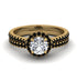 Milgrain Halo Diamond Bridal Set - Betty No. 31 image 2