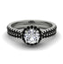 Milgrain Halo Diamond Bridal Set - Betty No. 33