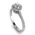 Milgrain Halo Diamond Ring - Betty No. 3