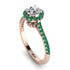 Milgrain Halo Diamond Ring - Betty No. 17