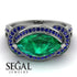 Milgrain Marquise Emerald Engagement Ring - Marley No. 66
