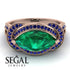 Milgrain Marquise Emerald Engagement Ring - Marley No. 65