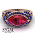 Milgrain Marquise Ruby Engagement Ring - Marley No. 71