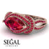 Milgrain Marquise Ruby Engagement Ring - Marley No. 56 image 3