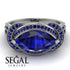 Milgrain Marquise Sapphire Engagement Ring - Marley No. 75 image 2