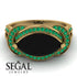 Milgrain Marquise Black Diamond Engagement Ring - Marley No. 22 image 2