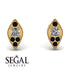 Milgrain Marquise Diamond Earrings - Faye No. 31