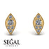Milgrain Marquise Diamond Earrings - Faye No. 1
