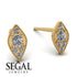 Milgrain Marquise Diamond Earrings - Faye No. 1