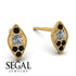 Milgrain Marquise Diamond Earrings - Faye No. 31