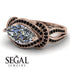 Milgrain Marquise Diamond Engagement Ring - Marley No. 32 image 11