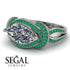 Milgrain Marquise Diamond Engagement Ring - Marley No. 18