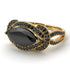 Milgrain Marquise Black Diamond Engagement Ring - Marley No. 37 image 3