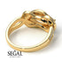 Milgrain Marquise Diamond Engagement Ring - Marley No. 1