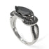 Milgrain Marquise Black Diamond Engagement Ring - Marley No. 39