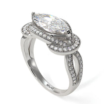 Milgrain Marquise Diamond Engagement Ring - Marley No. 3 image 1