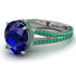 Milgrain Oval Emerald Engagement Ring - Nicole No. 30