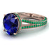Milgrain Oval Emerald Engagement Ring - Nicole No. 29