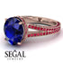 Milgrain Oval Ruby Engagement Ring - Nicole No. 59 image 10
