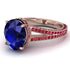 Milgrain Oval Ruby Engagement Ring - Nicole No. 59