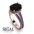 Milgrain Oval Sapphire Engagement Ring - Nicole No. 68 image 2