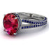 Milgrain Oval Sapphire Engagement Ring - Nicole No. 72 image 1