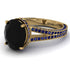 Milgrain Oval Sapphire Engagement Ring - Nicole No. 67 image 1