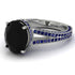 Milgrain Oval Sapphire Engagement Ring - Nicole No. 69