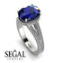 Milgrain Oval Diamond Engagement Ring - Nicole No. 15