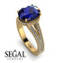 Milgrain Oval Diamond Engagement Ring - Nicole No. 13 image 2