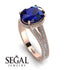Milgrain Oval Diamond Engagement Ring - Nicole No. 14