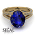 Milgrain Oval Diamond Engagement Ring - Nicole No. 13 image 3