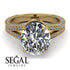 Milgrain Oval Diamond Engagement Ring - Nicole No. 1