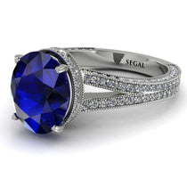 Milgrain Oval Diamond Engagement Ring - Nicole No. 15 image 1