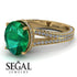 Milgrain Oval Diamond Engagement Ring - Nicole No. 4 image 10