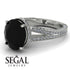 Milgrain Oval Diamond Engagement Ring - Nicole No. 9 image 10